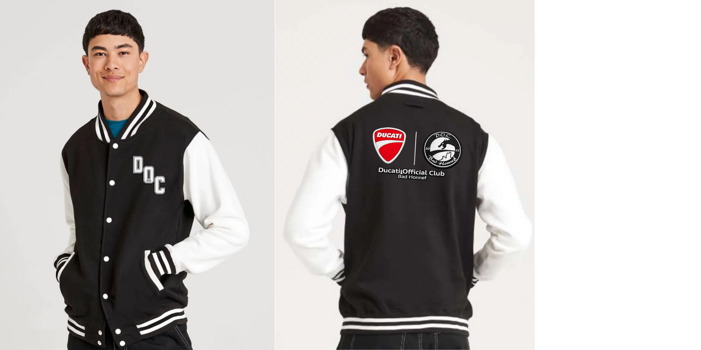 D.O.C. Collegejacke in verschiedenen Designs